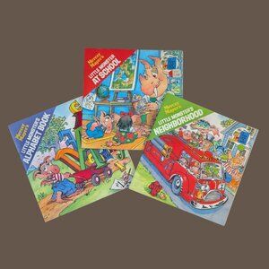 👹📚 Mercer Mayer’s Little Monster – Lot of 3 Paperbacks 🎨✨